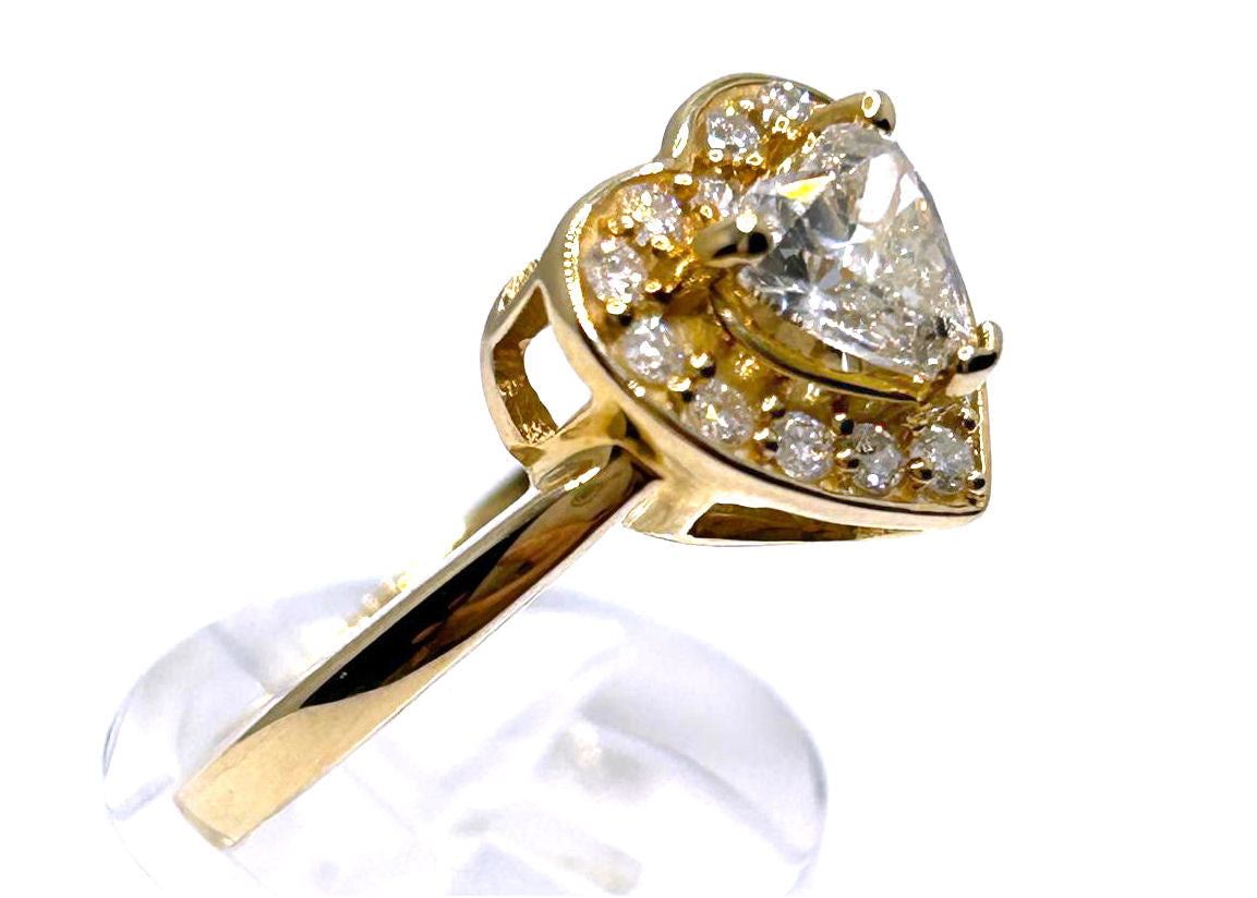 1.00ct Diamond Solitaire Ring in 14K Yellow Gold