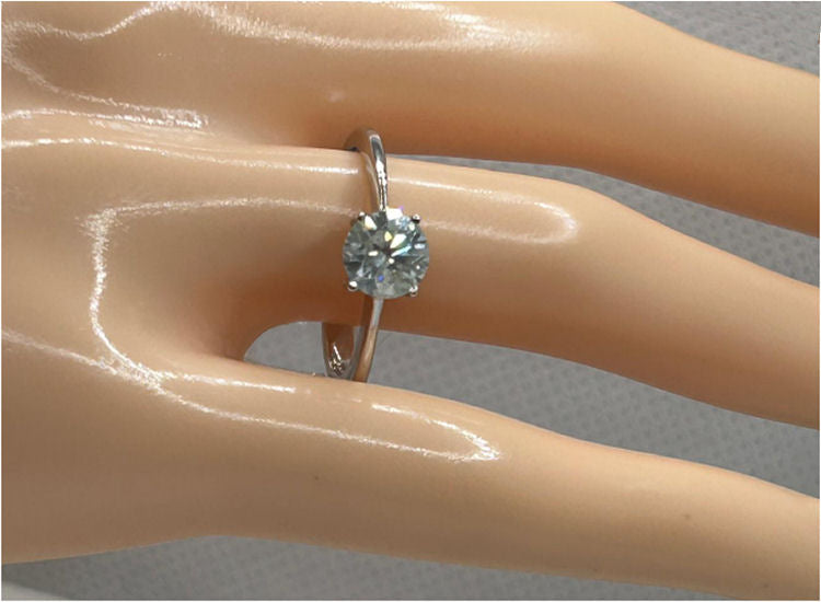 1.04ct Diamond Ring in 14K White Gold