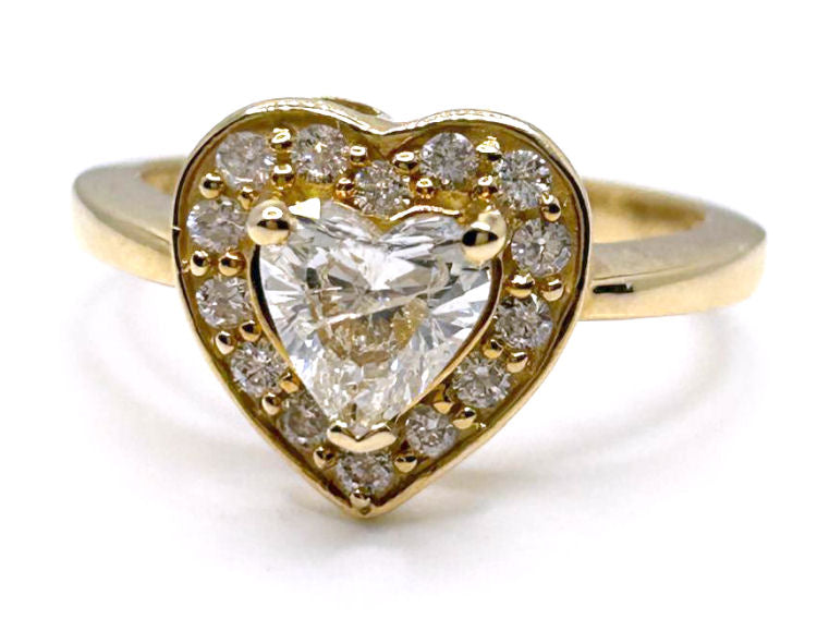 1.00ct Diamond Solitaire Ring in 14K Yellow Gold