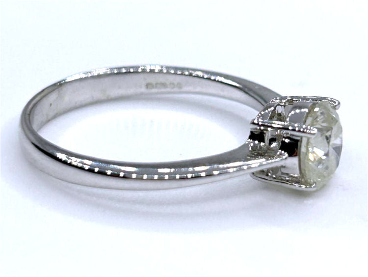 1.04ct Diamond Ring in 14K White Gold