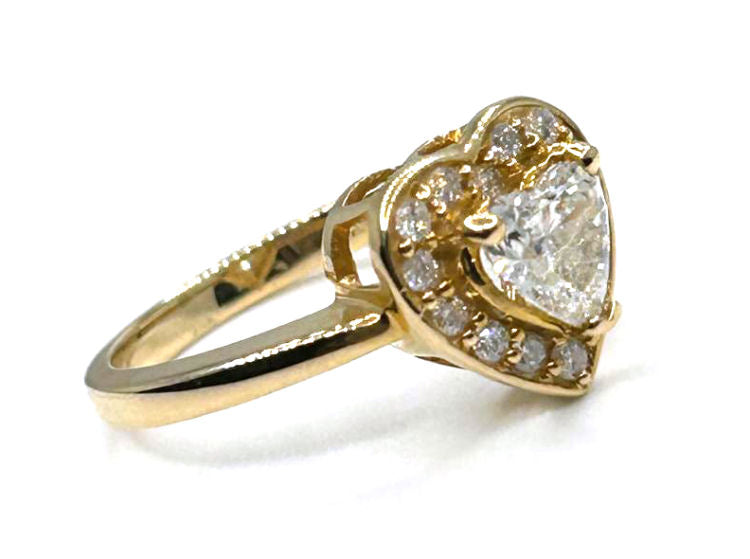 1.00ct Diamond Solitaire Ring in 14K Yellow Gold