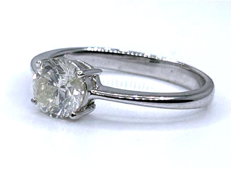 1.04ct Diamond Ring in 14K White Gold