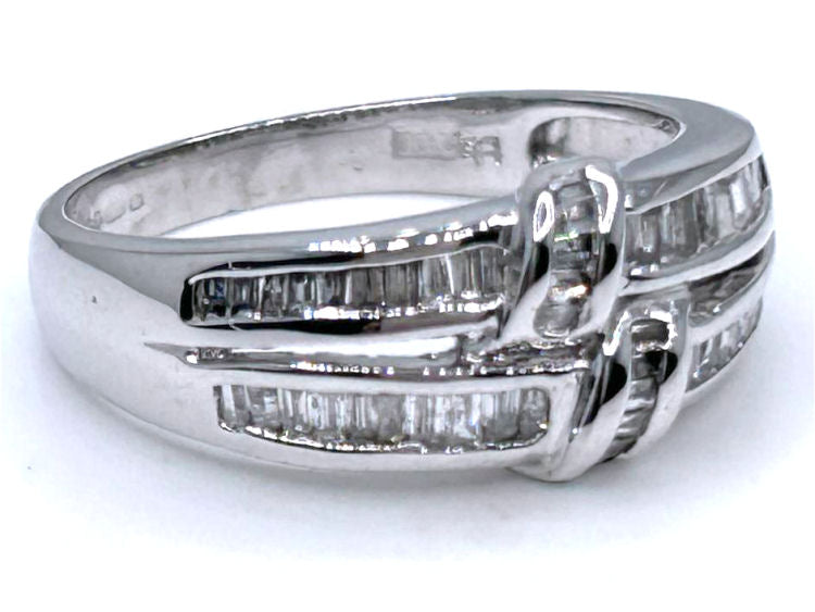 0.41ct Diamond Ring in 10K White Gold