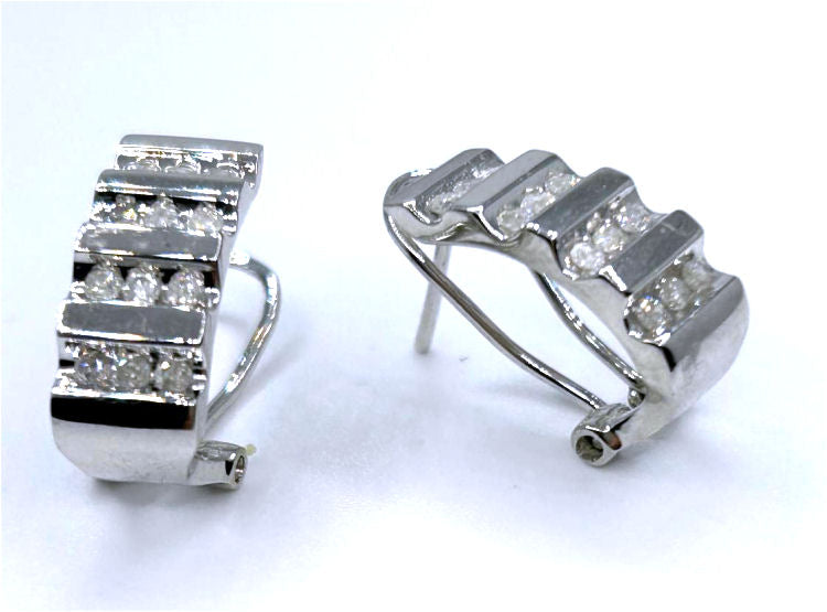 0.50ct Diamond Earrings in 10K White Gold