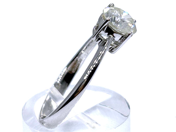1.04ct Diamond Ring in 14K White Gold