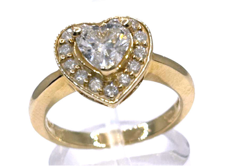 1.00ct Diamond Solitaire Ring in 14K Yellow Gold