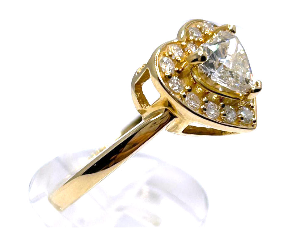 1.00ct Diamond Solitaire Ring in 14K Yellow Gold
