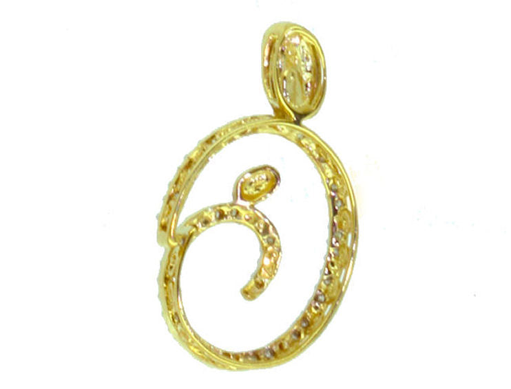 0.10ct Diamond Necklace in 9K Yellow Gold