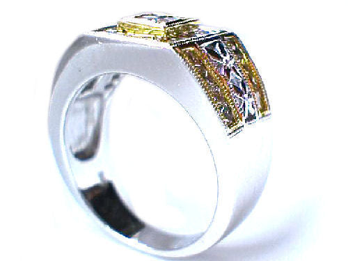 1.48ct Diamond Ring in 14K Two-Tone Gold