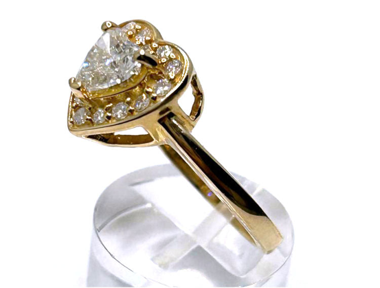1.00ct Diamond Solitaire Ring in 14K Yellow Gold