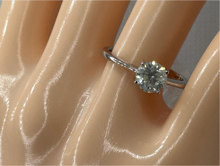 1.04ct Diamond Ring in 14K White Gold