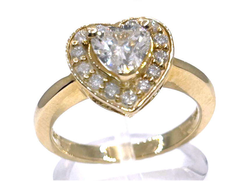 1.00ct Diamond Solitaire Ring in 14K Yellow Gold