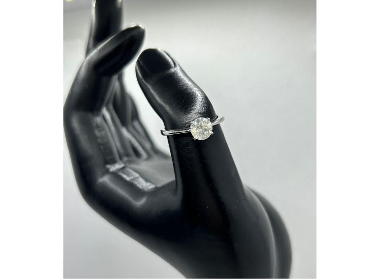 1.04ct Diamond Ring in 14K White Gold