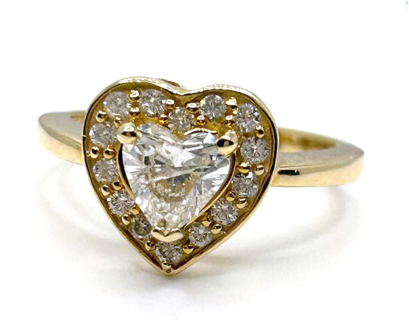 1.00ct Diamond Solitaire Ring in 14K Yellow Gold