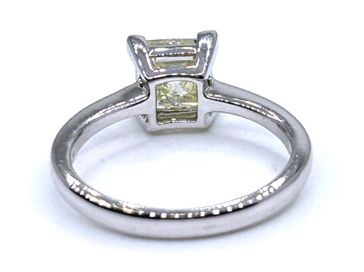 2.08ct Solitaire Diamond Ring In 14K White Gold