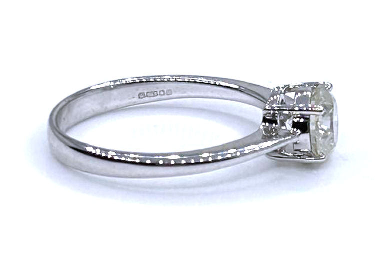 1.04ct Diamond Ring in 14K White Gold