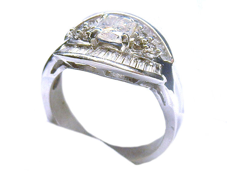 1.50ct Diamond Ring in 14K White Gold