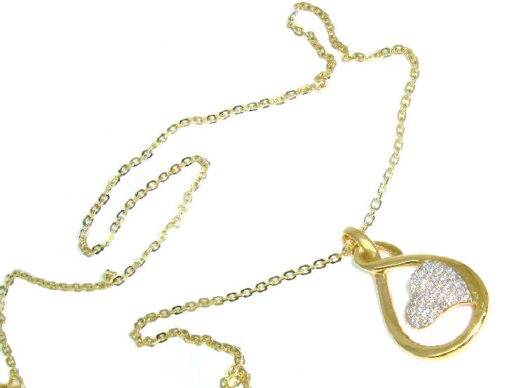 0.17ct Diamond Necklace in 18K Yellow Gold