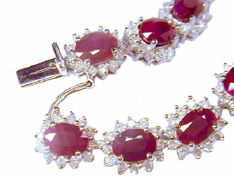 Contemporary Ruby Diamond Necklace Set | Chennai Diamonds