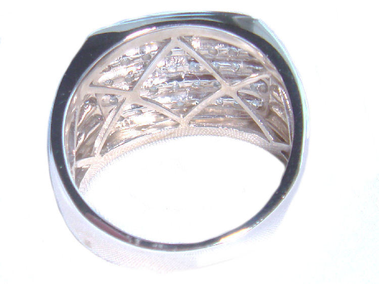 0.52ct Gent's Diamond Ring in 10K White Gold