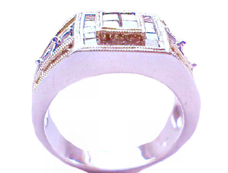 1.48ct Diamond Ring in 14K Two-Tone Gold