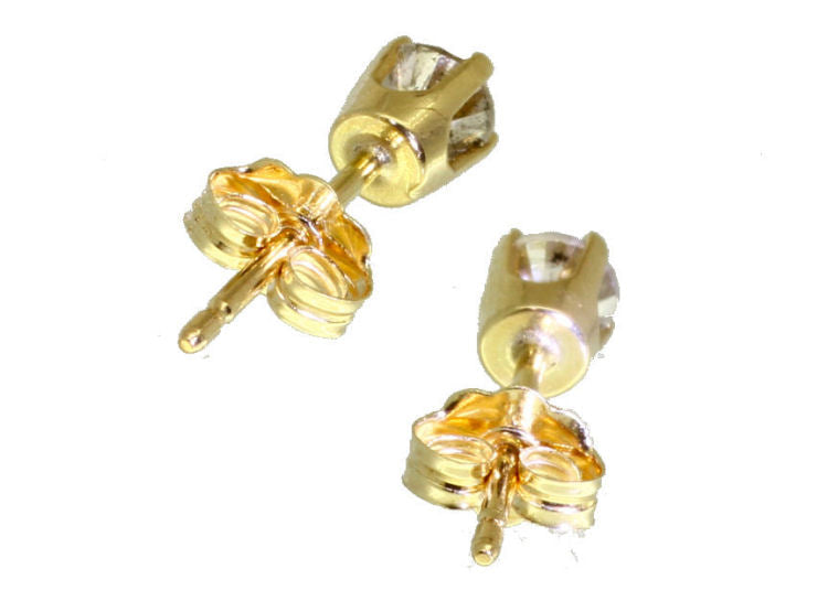 0.35ct Stud Diamond Earrings in 14K Yellow Gold