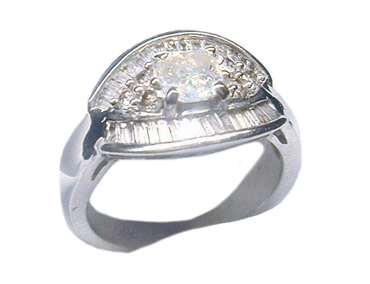 1.50ct Diamond Ring in 14K White Gold